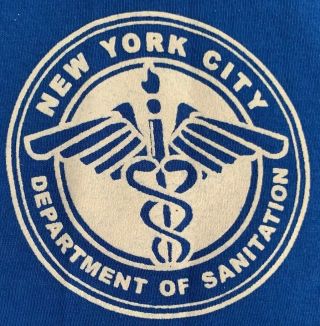 Dsny Nyc York City Department Of Sanitation T - Shirt Sz Xl