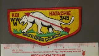 Boy Scout Oa 345 Koi Hatachie Flap 2267ii