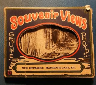 Vintage Mammoth Cave Souvenir Views Set Postcard Photo