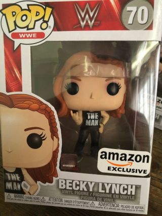 Funko Pop Wwe: Becky Lynch The Man Amazon Exclusive In Hand Now