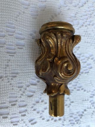 Antique European 3 1/4 " Brass/bronze Chandelier Cup 1