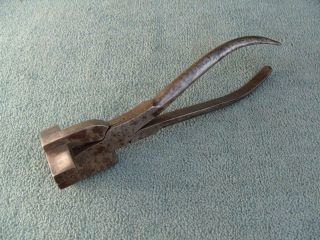 Upholstery / Leather worker ' s Stretching / Webbing Pliers,  by J Handley 4