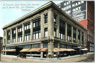 C.  1910 D.  Samuels Lace House,  San Francisco,  Cal.  Postcard P136 2