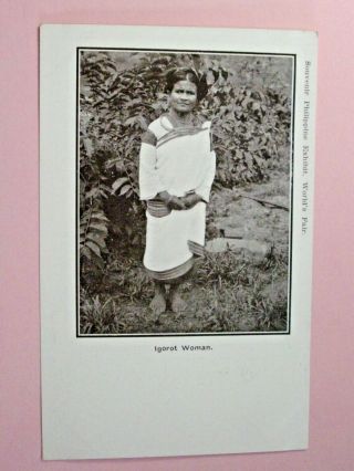 35.  Phillippine Exhibit,  Igorot Woman,  1904 St Louis World 