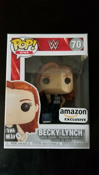 Funko Pop Wwe: Becky Lynch The Man Amazon Exclusive 70 Small Dent
