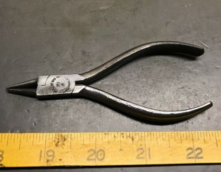 Vintage Crescent Tool Co 21 4 4 - 1/2” Long Retaining Ring Plier Great Shape