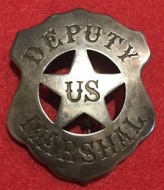 Vintage Obsolete Deputy Us Marshal Badge
