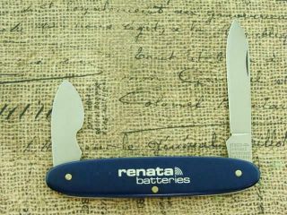 Vintage Wenger Swiss Army Renata Alox Folding Pocket Knife Watch Tool Knives Nr