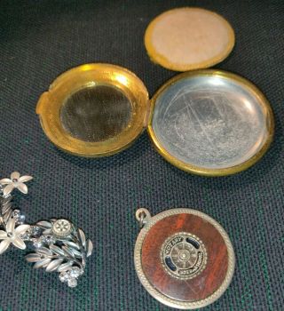 Rotary International various VINTAGE: Limoges,  Powder case,  925 pendant,  pin 3