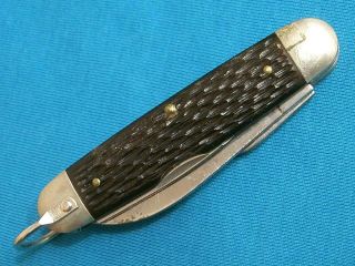 VINTAGE ULSTER USA BSA BOY SCOUTS CAMP SURVIVAL KNIFE KNIVES OLD POCKET FOLDING 4