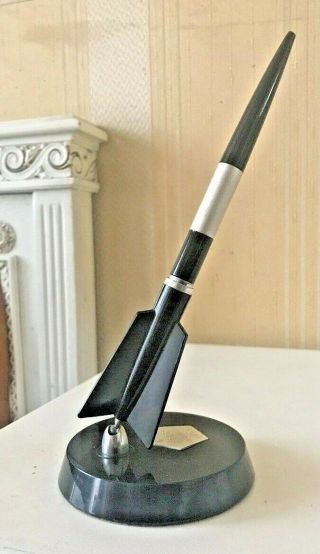 Russian Soviet Space Rocket Sputnik Pen Mission Vostok Old Rare Souvenir Ussr