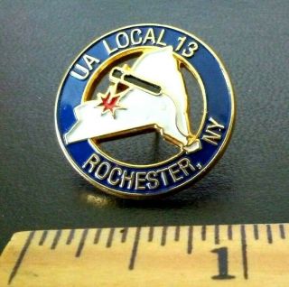 Plumbers & Pipefitters Ua Union Local 13 Rochester York Member Pin