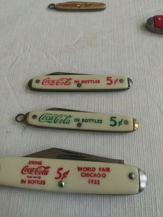 Vintage Coca - Cola Pocket Knives 2