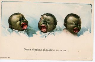 Charles Twelvetrees Black American 3 Crying Black Babies