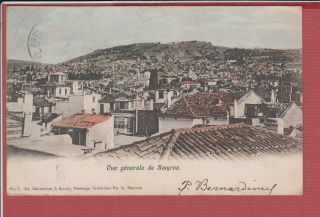 Old Postcard Smyrne General View Turkey Izmir