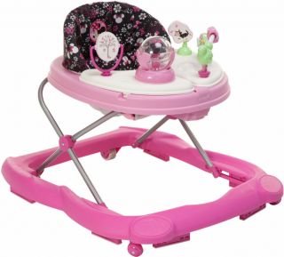 Baby Minnie Mouse Pop Walker Foldable Padded Seat W/ 12 Songs Height Adjustable