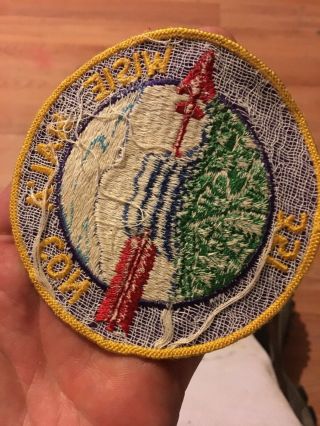 BOY SCOUT OA 351 WISIE HAL ' A CON BSA Antique Rare Patch Round Order Of The Arrow 2