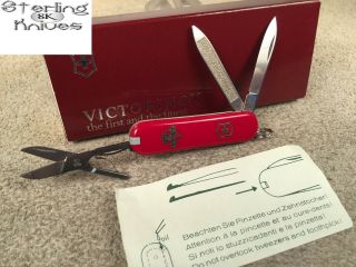 2 - 1/4 " Closed Victorinox Switzerland Boy Scouts Classic Knife Stainless Steel