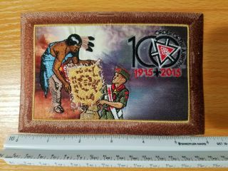 Boy Scouts Of America 100 Year Anniversary Order Of The Arrow Commemorative Patc