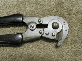 US WW2 M1938 TYPE DANISH MILITARY WIRE CUTTERS BARBED MARKED CROWN FKF 1952 4