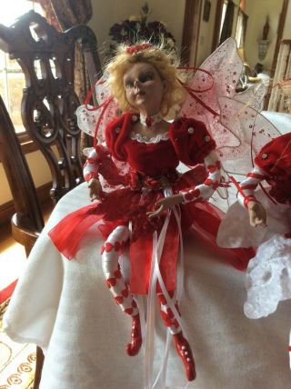 Valentine Decorative Dolls with Glitter Wings - Set of 3 2