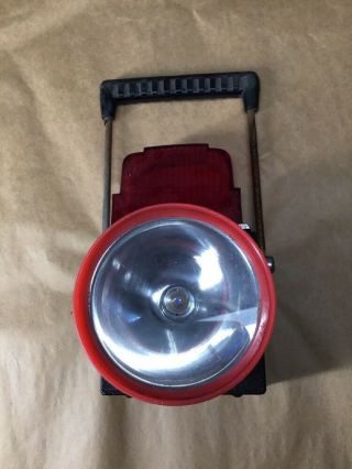 Vintage Flashlight With Red Lamp And Stock B635