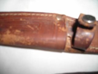 Vintage Case XX USA Fixed Blade Hunting Knife WITH Sheath 7