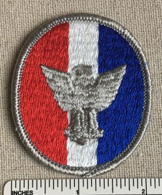 Vintage Eagle Scout Cloth Back Badge Patch - Boy Scouts Bsa No Words Rank
