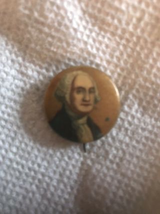 Antique American George Washington Badge Pin