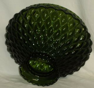 NOS Solid Green Diamond Quilted Lamp Shade Aladdin,  Rayo,  Coleman 10 