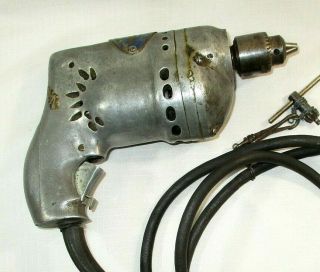 Vintage Electric Drill The United States Electrical Tool Co.  1/4 Inch 110 Volts