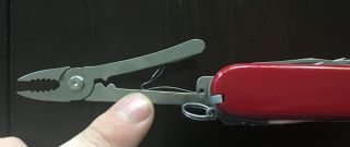 Victorinox Swiss Army Knife Champ Pocket Knife Missing Magnifying Glass Lens 7