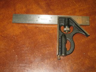 Vintage Six Inch Lufkin Rule Co.  No 2504 Combination Square,  Tempered