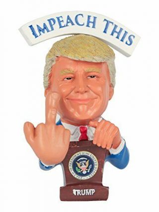 Donald Trump Bobblehead – Bobbling Middle Finger For Your Liberal & Democrat – &