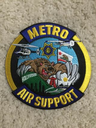 California Highway Patrol Police Aviation Metro Patch