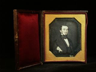 Smiling Young Man - 1/6 Plate Daguerreotype