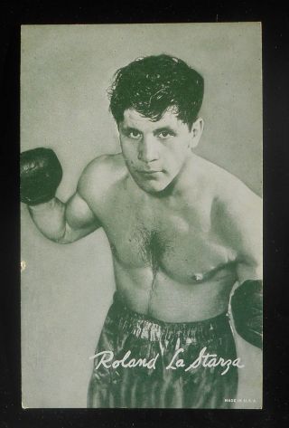 1950s Roland La Starza Heavyweight Boxer Born 1927 Boxing Actor Bronx Ny