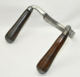 Vintage Cast Steel inshave or bent drawknife Wood Carving tool 3