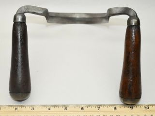 Vintage Cast Steel inshave or bent drawknife Wood Carving tool 5