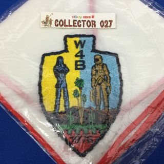 Boy Scout Oa Section W4b 1976 Conclave Order Ofthe Arrow Neckerchief 436 252 127