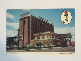 Vintage Postcard Of Ormsby House And Casino In Carson City,  Nevada