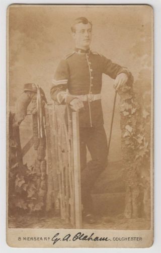 Military Cdv - Colchester,  Corporal Of The 50th (queen 