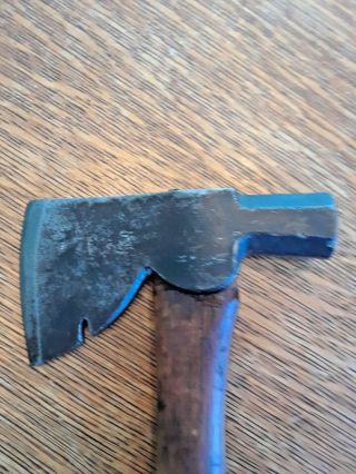 Vintage c.  1920 ' s Phila Tool Co Cast Steel Axe Hatchet Hickory Handle Hammer Head 3