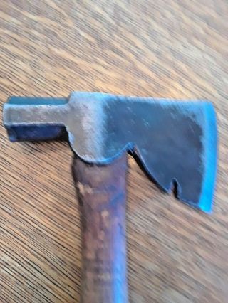 Vintage c.  1920 ' s Phila Tool Co Cast Steel Axe Hatchet Hickory Handle Hammer Head 4