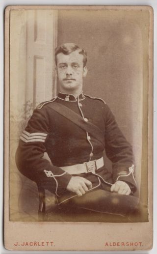 Military Cdv - Aldershot,  Sergeant Of The 50th (queen 