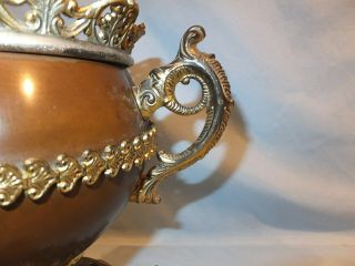 1890 ' s Figural B&H Bradley and Hubbard Trophy Handle oil lamp 3