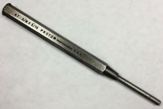 Vintage Proto Tools 47 - 3/8 " X 3/16 " - 6 " Long Drive Pin Punch Usa Proto Tools