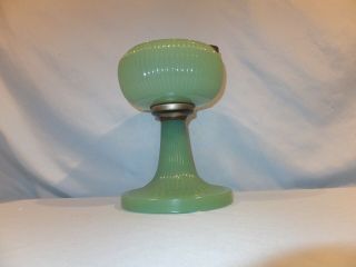 1938 Green Moonstone Vertique Aladdin Oil Lamp 3