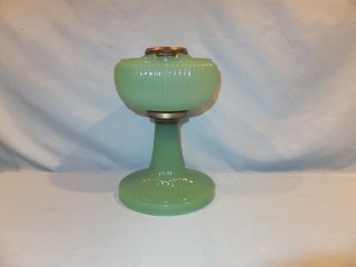 1938 Green Moonstone Vertique Aladdin Oil Lamp 5
