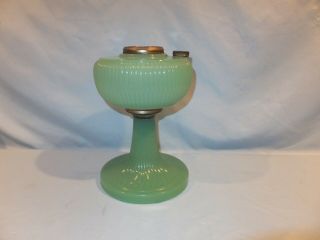 1938 Green Moonstone Vertique Aladdin Oil Lamp 8